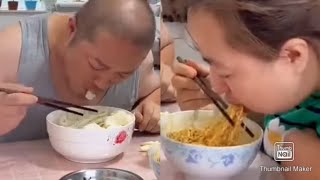 MUKBANG HAKIKI吃著白水面才知道海鮮是多么的美好#拒絕浪費光盤行動 #幸福的一家人 #家庭趣事