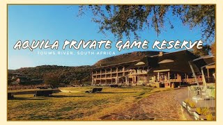 A SAFARI EXPERIENCE - AQUILA PRIVATE GAME RESERVE,  TOUWS RIVER, SOUTH AFRICA