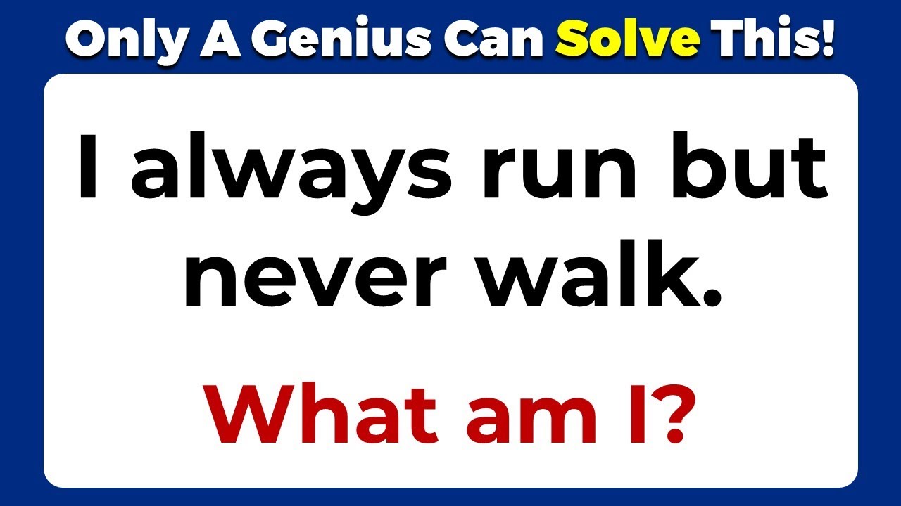 Only A Genius Can Solve These 10 Tricky Riddles | Riddles Quiz With ...