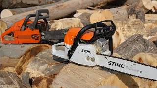 Stihl ms 291 vs. Husqvarna 55 Chainsaw