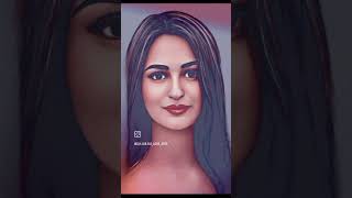 Oil Painting Portrait of Prakriti Pavani ❤️ #prakritipavani #oilpainting #portrait #meribanogikya