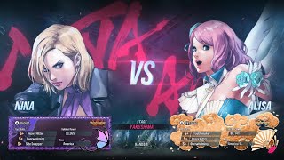 Tekken 8 - Nina (Violet) vs. Alisa - Online Ranked Match #7
