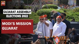 Locals In Ahmedabad Celebrate Modi's Gujarat Model, Heap Praise On PM | Gujarat Elections 2022