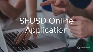 SFUSD Online Application Walkthrough