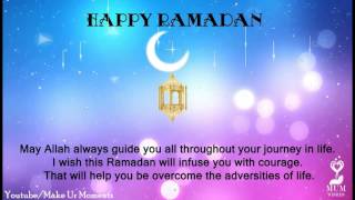 Happy Ramadan Mubarak 2017 Whatsapp Wishes
