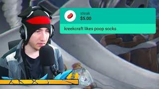 i ruined kreekcrafts stream with this donation