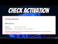 How To Check if Windows 10 is Activated