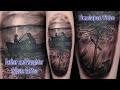 TATTOO TIMELAPSE | Beautiful Father and Daughter Tribute Tattoo by Brad Raven