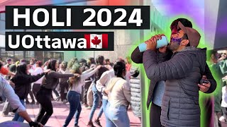 Celebrating Holi in Canada 2024! University of Ottawa celebration