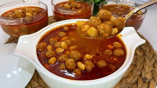 🤩 ARE THE LOCAL RECIPE LOVERS HERE ❓MARAŞ-STYLE SOURCE MEATBALL RECIPE 🧆 Çiçek's Recipes