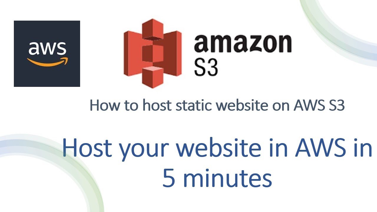 How To Host A Static Website On AWS S3 | Host Your Static Website On ...