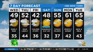 New York Weather: CBS2 3/16 Nightly Forecast at 11PM