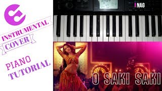 O Saki Saki |Batla House |Instrumental cover |Piano Tutorial |Notes in Description