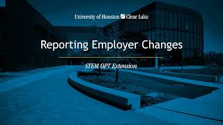 5.STEM Reporting Employer Changes