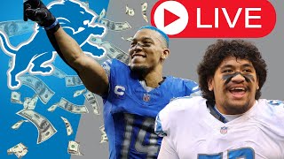 LIVE: Detroit Lions Give Out HUGE Contracts