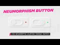 CSS Neumorphism Button | On Off Toggle Switch Using Html and CSS