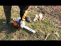 stihl ms231 c be chainsaw unboxing assembly starting u0026 test what is in the box