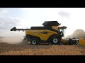 la moissonneuse batteuse new holland «cr 10» en action