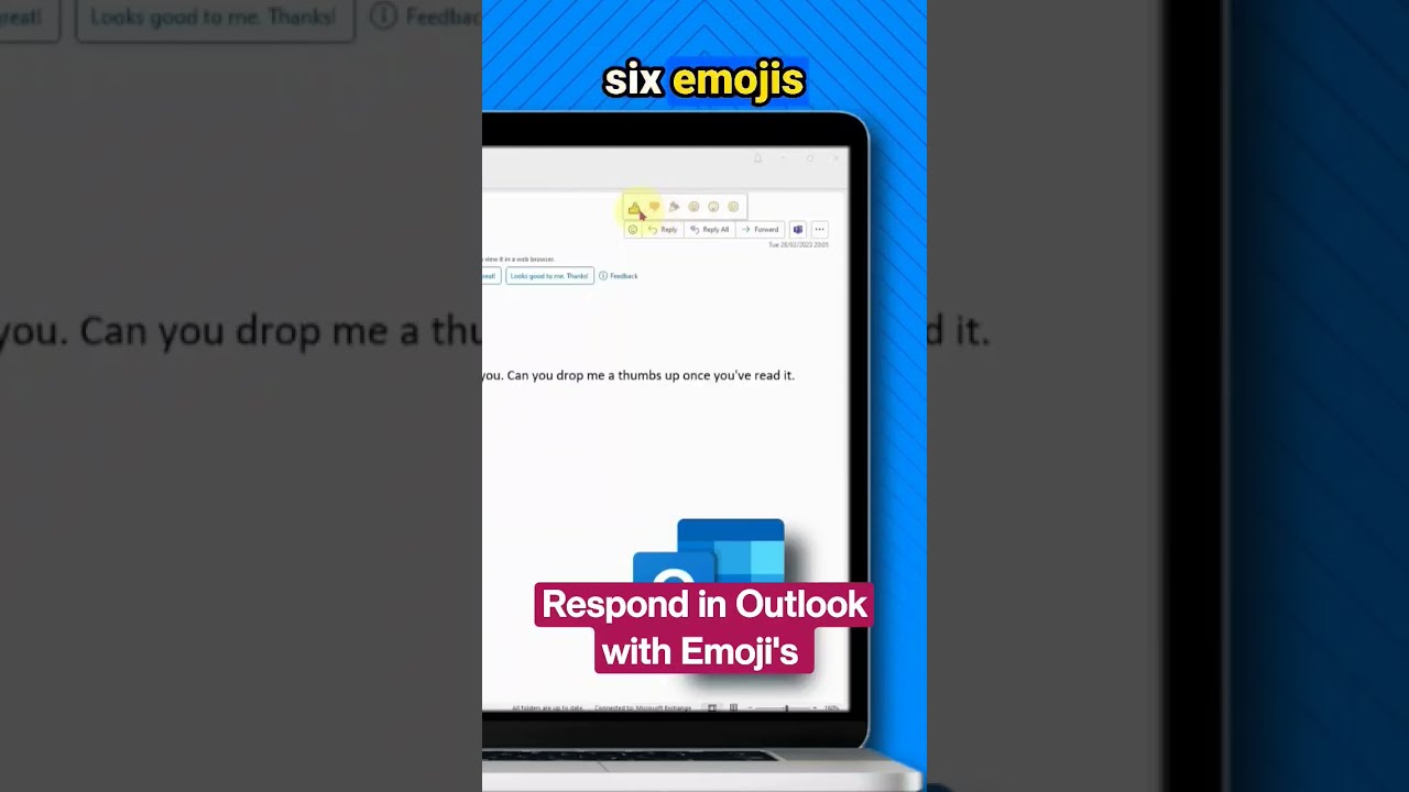 Learn #howto respond to #microsoft  #outlook #email  with #emojis in this #howto