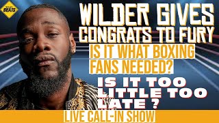 🚨Deontay Wilder Congratulates Tyson Fury for VICTORY! Too Little, Too Late Or Boxing Needed This?