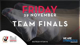 2019 Trampoline Worlds Finals Day 1
