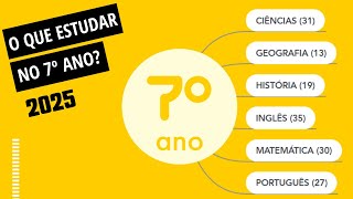 7º ANO 2025 - Assuntos Mais Importantes + Dicas de Estudo