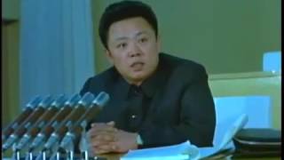 北朝鮮 「金正日1974年､33歳頃の肉声、長め」 KCTV 2013/05/01 日本語字幕付き