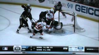 Marc-Andre Fleury's Best saves 04/20/12 (game five 2012 playoffs)