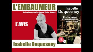 L'embaumeur, d'Isabelle Duquesnoy