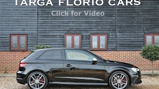 Audi S3 2.0 TFSI Hatchback Quattro 300PS Manual in Mythos Black Metallic