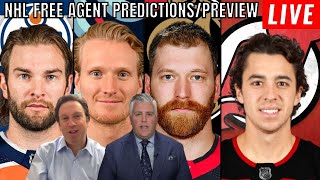 JOHNNY GAUDREAU LEAVING FLAMES | NHL FREE AGENCY PREDICTIONS/PREVIEW 2022 LIVE STREAM/TRADE RUMOURS