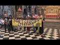 Stop Crucifying Creation hymn sung at Westminster Abbey on Pentecost Sunday 2026, verse 3