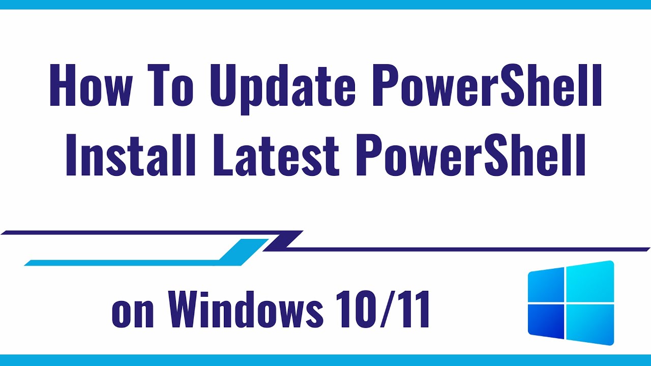 How To Update PowerShell In Windows 11 | Install Latest PowerShell ...