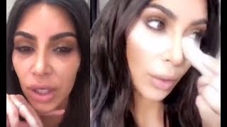 Kim Kardashian West new concealer Tutorial KKW BEAUTY Conceal and Bake 2018