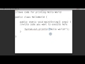 Mac: Hello Java!