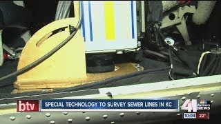 Special technology to survey sewer lines in KC