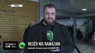 Top Channel/ Nesër nis Ramazani/ Besimtarët në faljen e nisjes së agjërimit