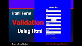 Improve your form validation hints without JS! html form validation using html #coding