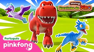 Dança do T-rex 🦖| Escolinha do Dino | Ep.7 | Pinkfong, Bebê Tubarão! Canções para Crianças