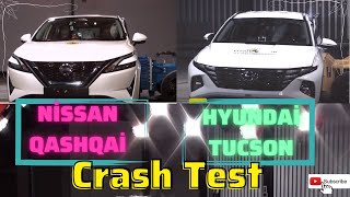 Hyundai TUCSON & Nissan QASHQAI Crash Test 1080p