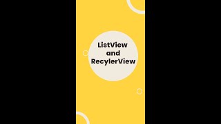 Difference between Listview and Recyclerview in Android