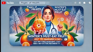 Winter’s Must-Eat Fruit! Just Two to Three Mandarins a Day — Here’s Why Doctors Recommend It!