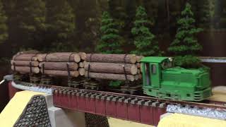 【鉄道模型】HOナロー/ HOn30 運材列車 (Logging train)