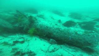 HMS Colossus Dive Trail: Station 10 to Station 11