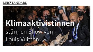 Klimaaktivisten stürmen Show von Louis Vuitton