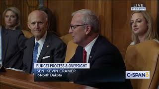Senator Cramer Introduces Former Senator Conrad at Budget Committee Hearing