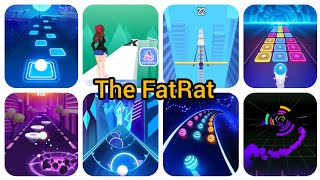 Never Be Alone - Tiles Hop VS Hop Ball VS Colour Hop With 6 Others Games || EDM RUSH! || The FatRat
