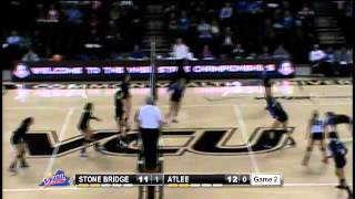 2012 VHSL AAA Girls Volleyball Semifinals - Atlee vs Stone Bridge