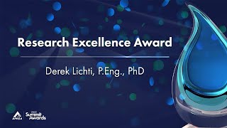 Derek Lichti, P.Eng., PhD - 2022 Research Excellence Award Recipient - APEGA Summit Awards