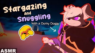 Furry ASMR | Cozy Campfire Chatting [VRC] (Affirmations, petting, rambles, and stargazing)